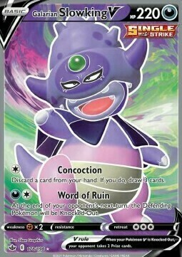 Galarian Slowking V Card Front