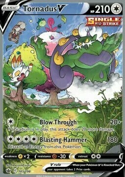 Tornadus V Card Front