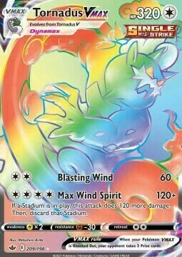 Tornadus VMAX Card Front