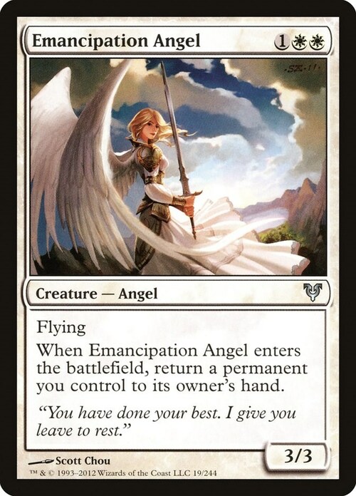 Emancipation Angel Card Front