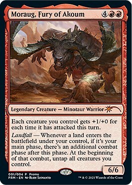 Moraug, Fury of Akoum Card Front