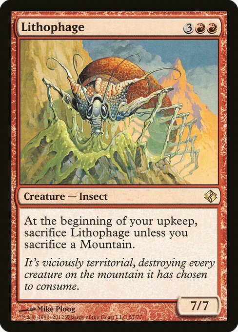 Lithophage Card Front