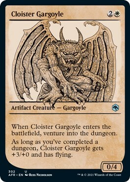 Cloister Gargoyle Card Front