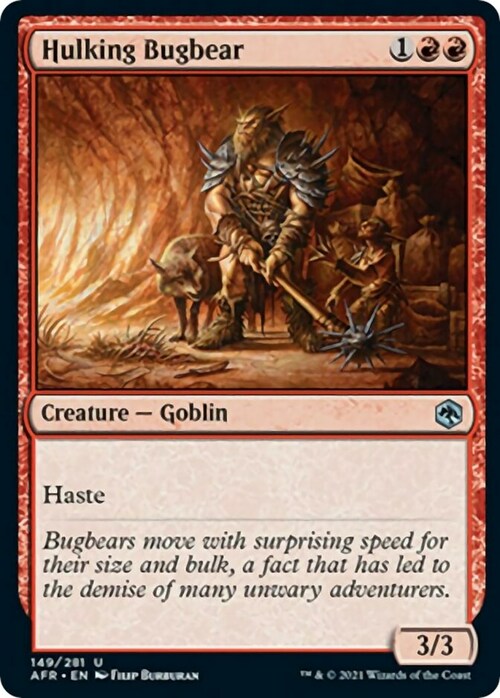 Hulking Bugbear Card Front