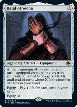 Hand of Vecna Card Front