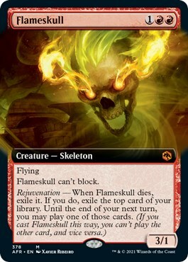 Flameskull Card Front