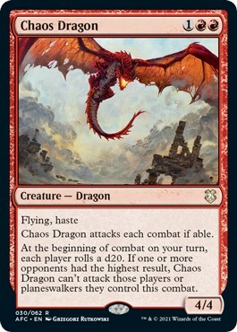 Chaos Dragon Card Front