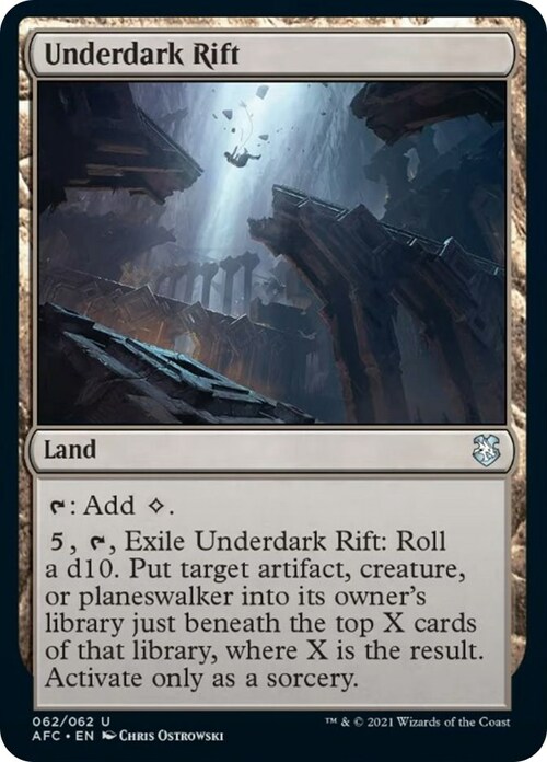 Underdark Rift Card Front