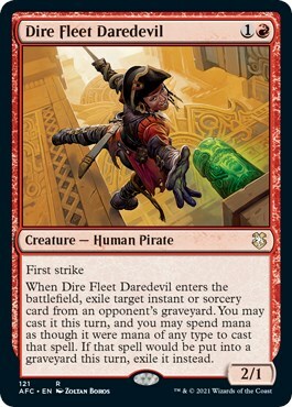 Dire Fleet Daredevil Card Front