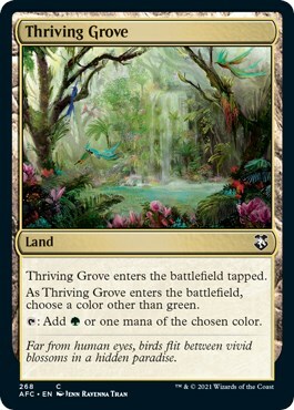 Thriving Grove Card Front