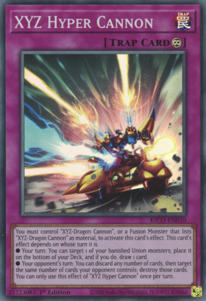 XYZ Hyper Cannon Card Front