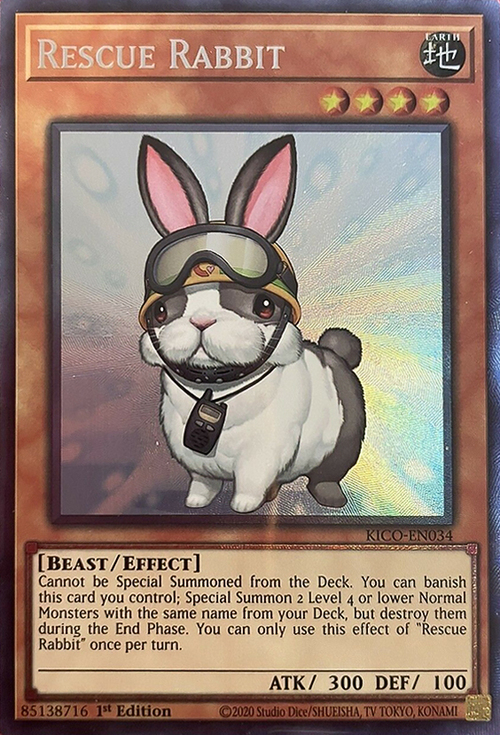 Rescue Rabbit Card Front