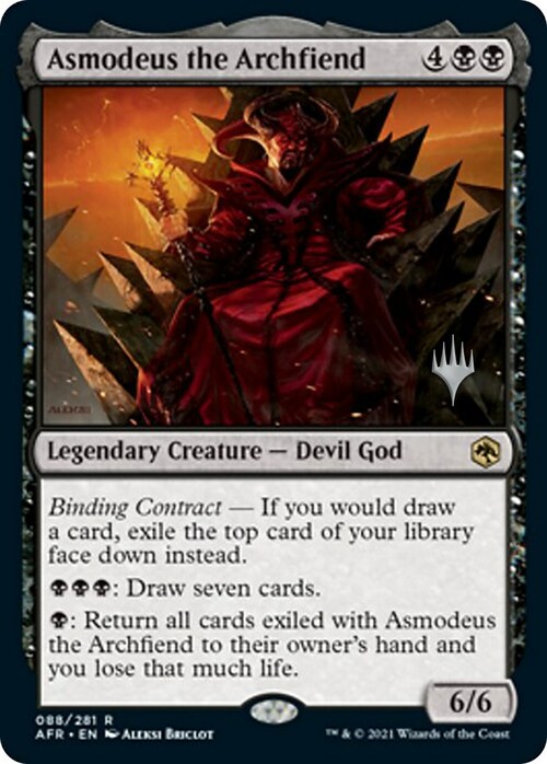 Asmodeus the Archfiend Card Front