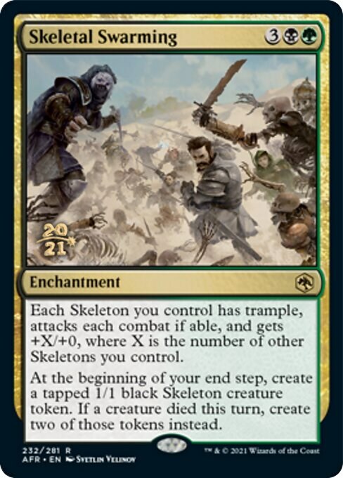 Skeletal Swarming Card Front