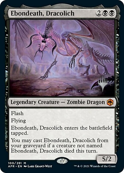 Ebondeath, Dracolich Card Front