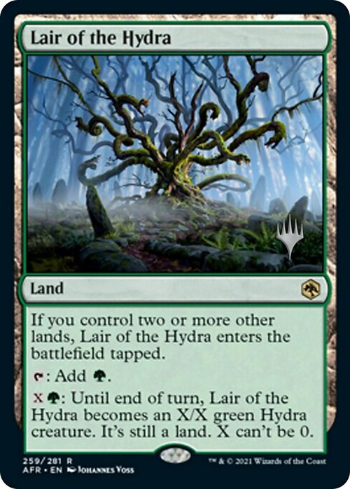 Lair of the Hydra Card Front