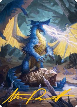 Art Series: Blue Dragon (V.2) Card Front