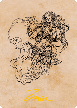 Art Series: Djinni Windseer (V.2) Card Front