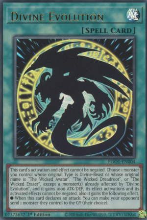 Divine Evolution Card Front