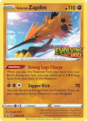 Zapdos di Galar [Carica Zampeforti | Scaricalcio]