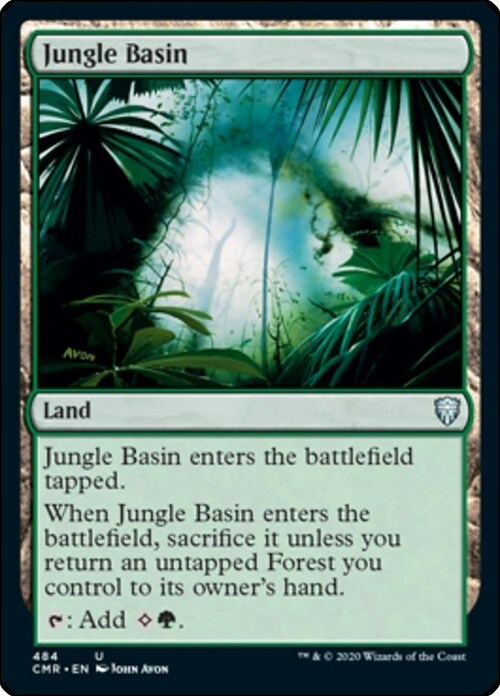 Jungle Basin Card Front