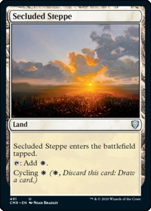 Secluded Steppe Card Front