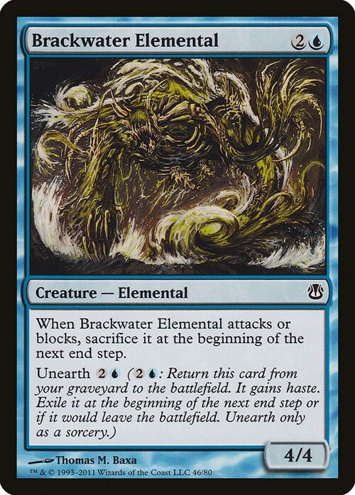 Brackwater Elemental Card Front