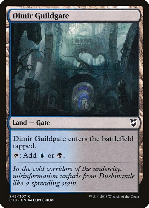 Dimir Guildgate Card Front