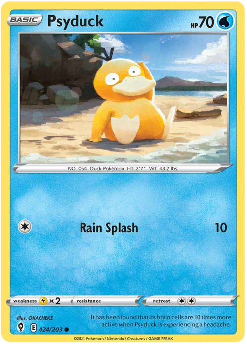 Psyduck Card Front