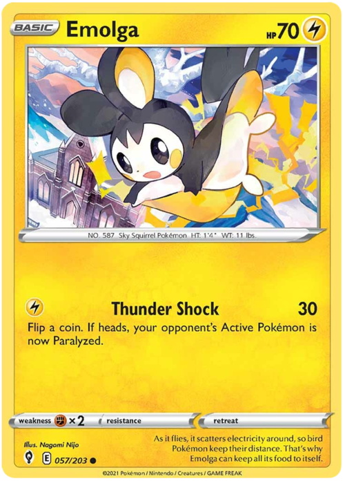 Emolga Card Front