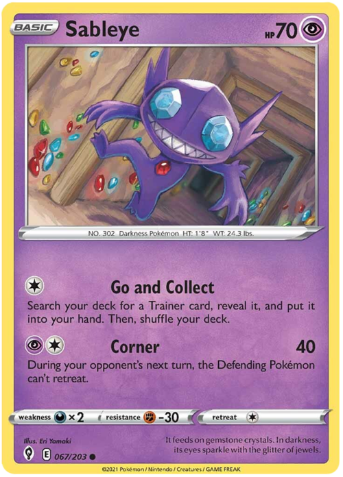 Sableye Card Front