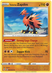 Zapdos di Galar [Carica Zampeforti | Scaricalcio]