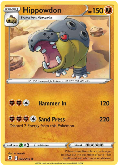 Hippowdon Card Front