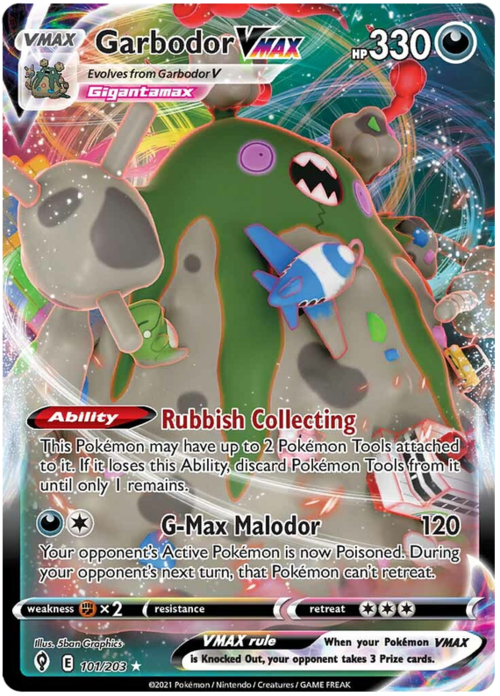 Garbodor VMAX Card Front