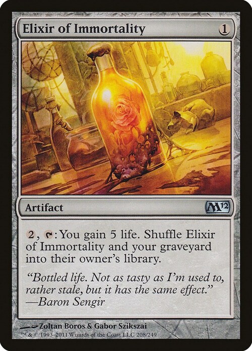 Elixir of Immortality Card Front