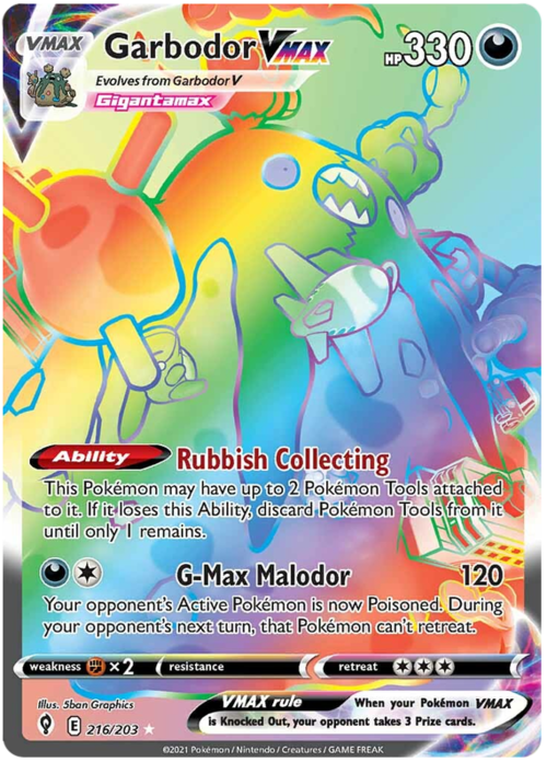 Garbodor VMAX Card Front