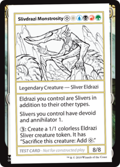 Slivdrazi Monstrosity Card Front