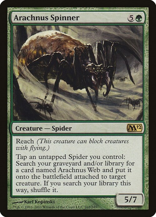 Arachnus Spinner Card Front