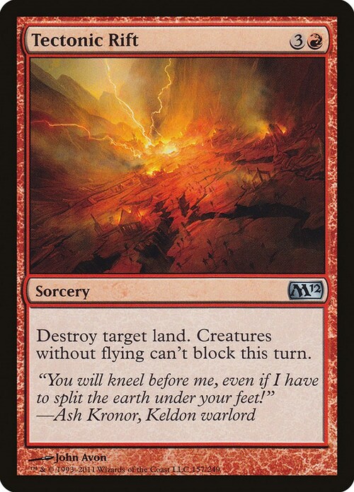 Tectonic Rift Card Front