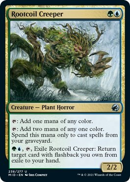 Rootcoil Creeper Card Front