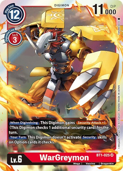 WarGreymon Card Front