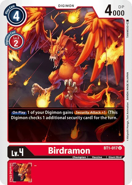 Birdramon Card Front