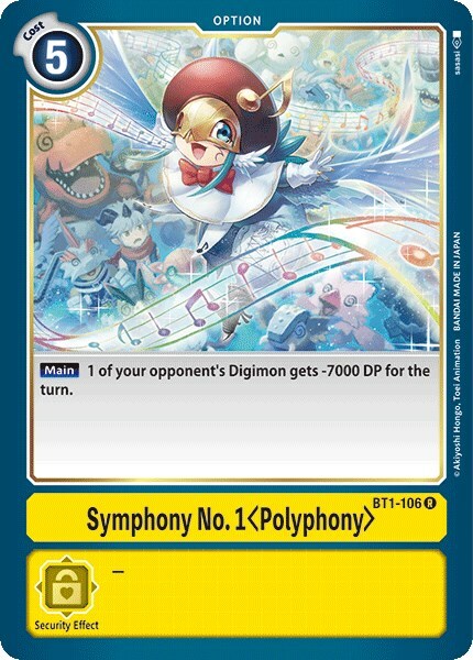 Symphony No. 1 Card Front