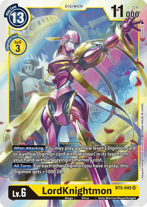 LordKnightmon Card Front