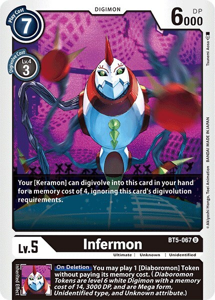 Infermon Card Front