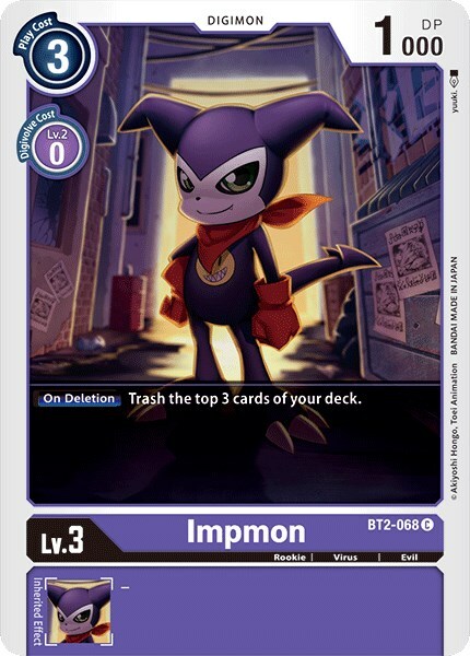 Impmon Card Front