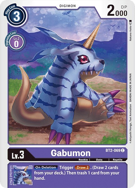 Gabumon Card Front