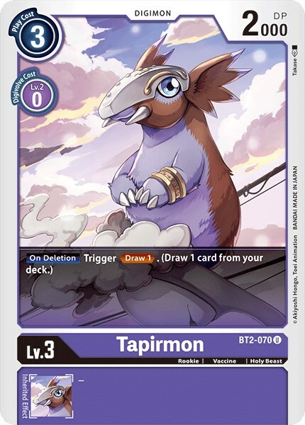 Tapirmon Card Front