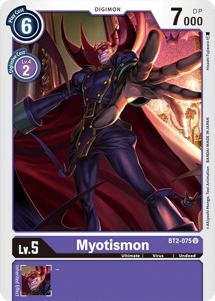 Myotismon Card Front