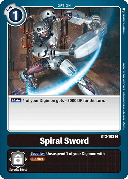 Spiral Sword Card Front